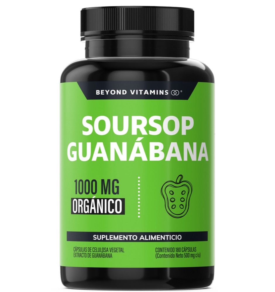 Foto 2 pulgar | Suplemento Alimenticio Beyond Vitamins Soursop Guanábana Orgánica 180 Cápsulas