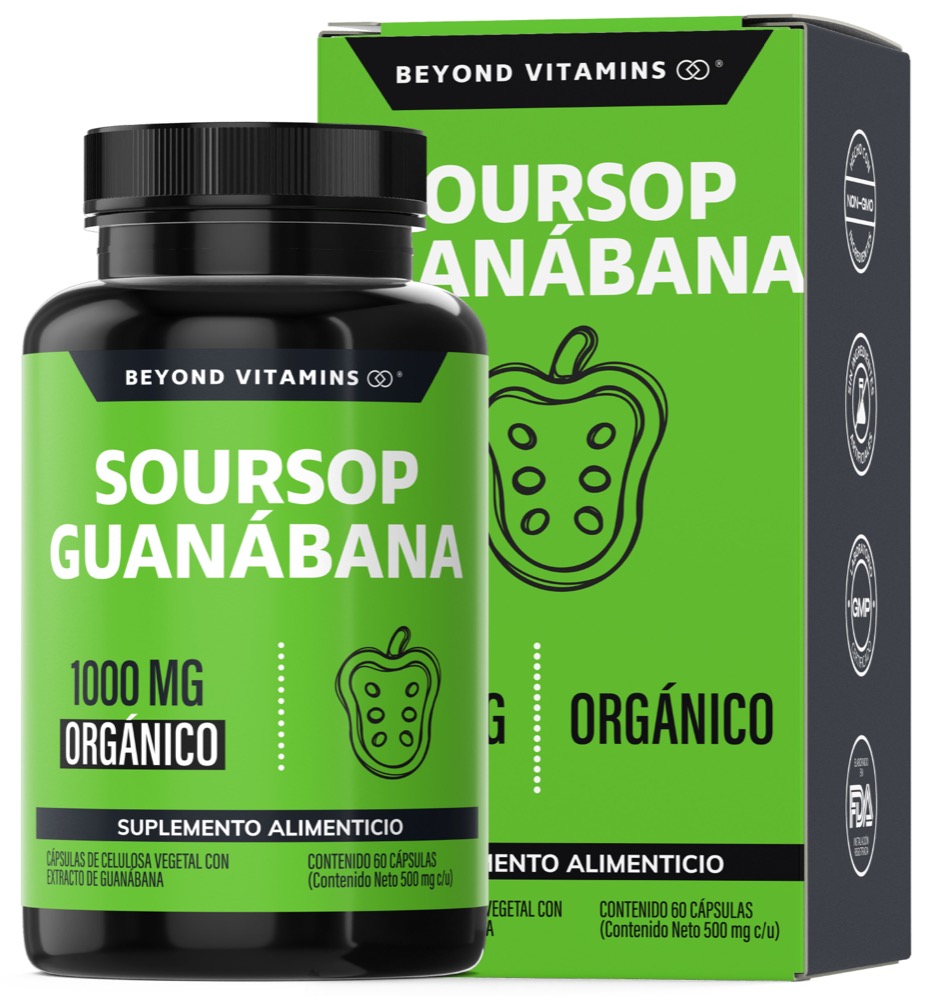 Foto 1 | Suplemento Alimenticio Beyond Vitamins Soursop Guanábana Orgánica 60 Cápsulas