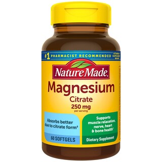 Foto 1 | Suplemento De Citrato De Magnesio Nature Made 250 Mg 60 Cápsulas Blandas - Venta Internacional.