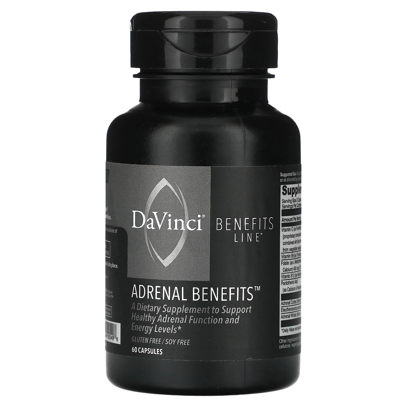 Foto 1 | Suplemento Davinci Labs Adrenal Benefits 60 Cápsulas - Venta Internacional.