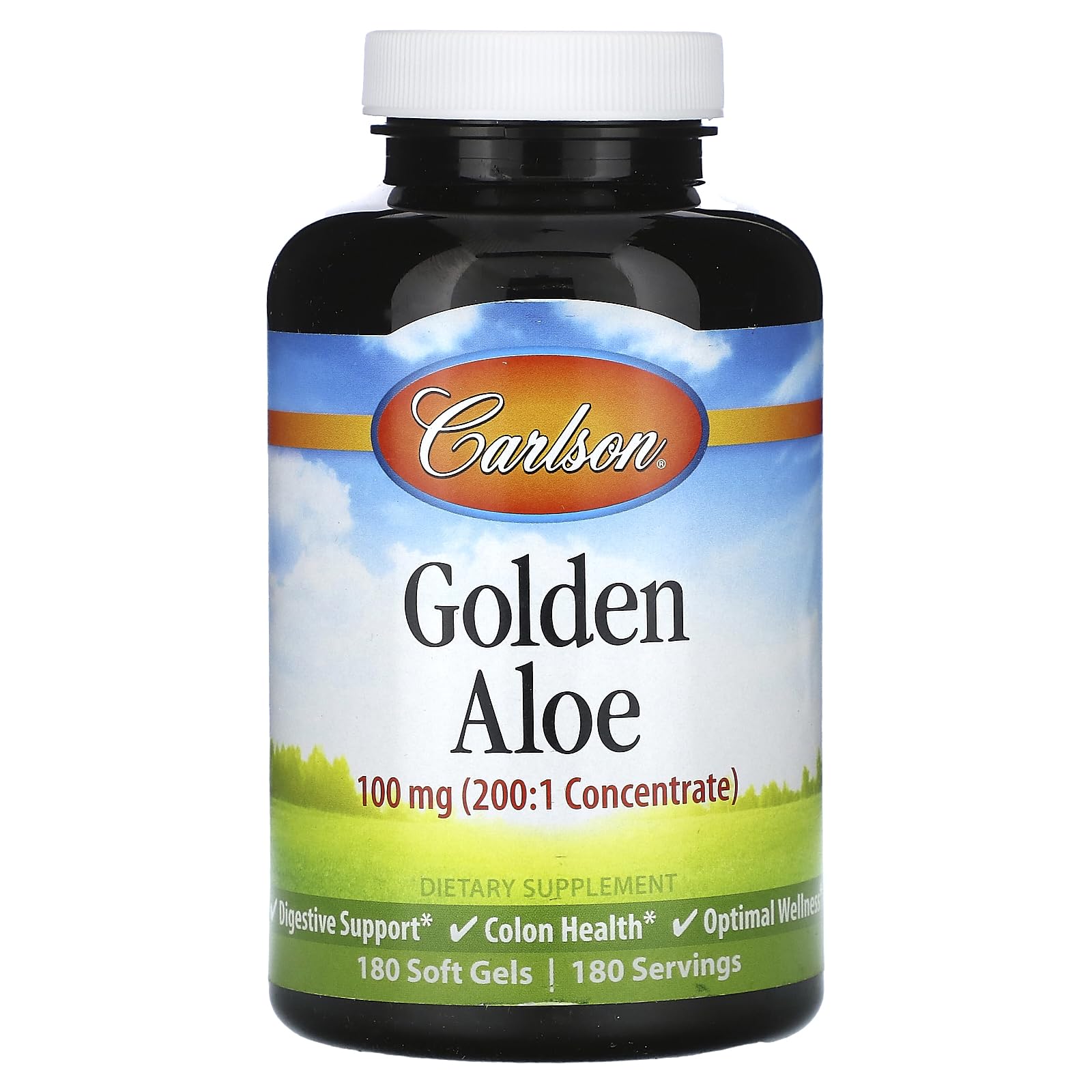 Foto 2 pulgar | Suplemento Carlson Golden Aloe 100 Mg 180 Cápsulas Blandas - Venta Internacional.