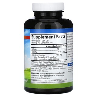 Foto 2 | Suplemento Carlson Golden Aloe 100 Mg 180 Cápsulas Blandas - Venta Internacional.