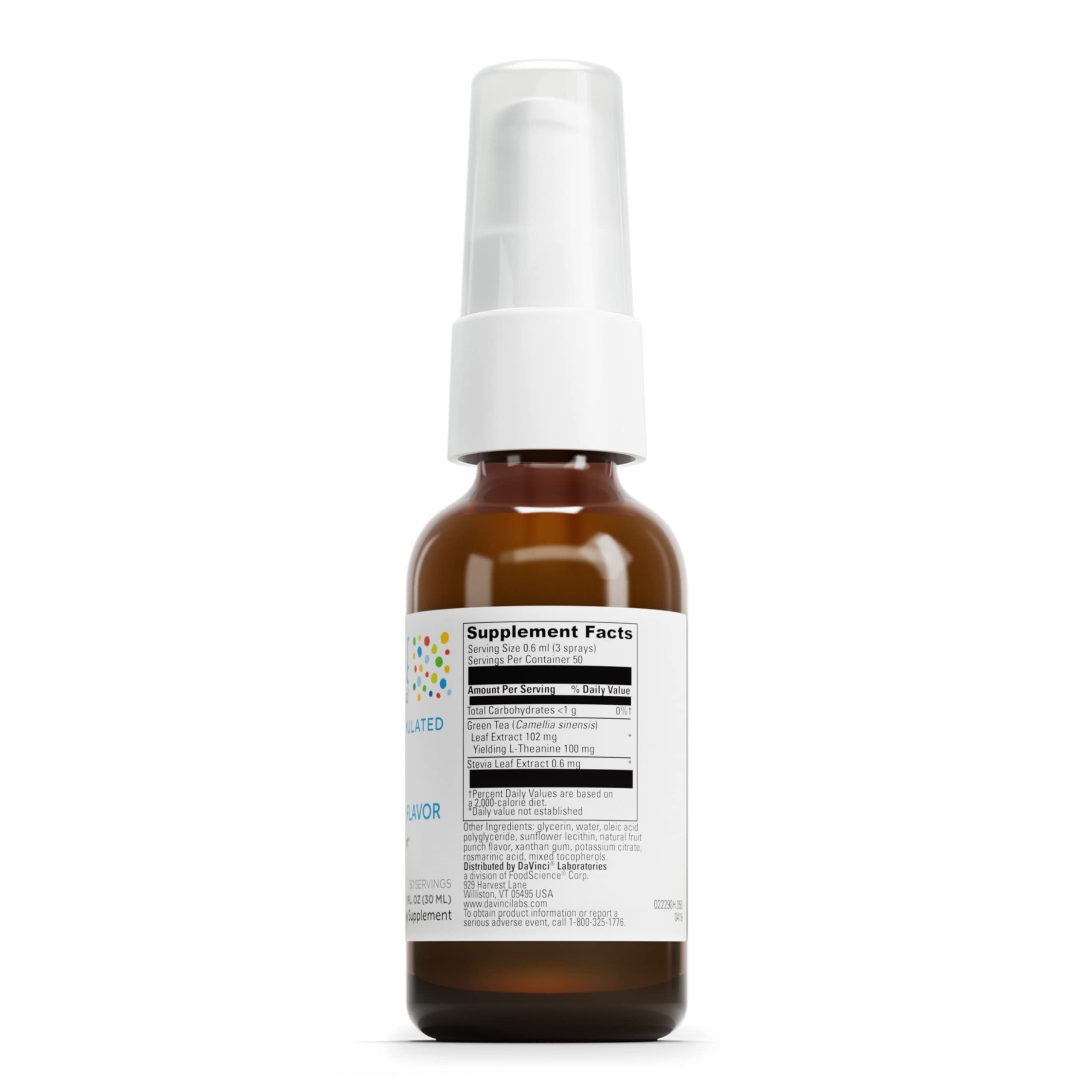 Foto 3 pulgar | Suplemento Davinci Calming Para Niños Con Té Verde, 30 Ml, Ponche De Frutas - Venta Internacional.