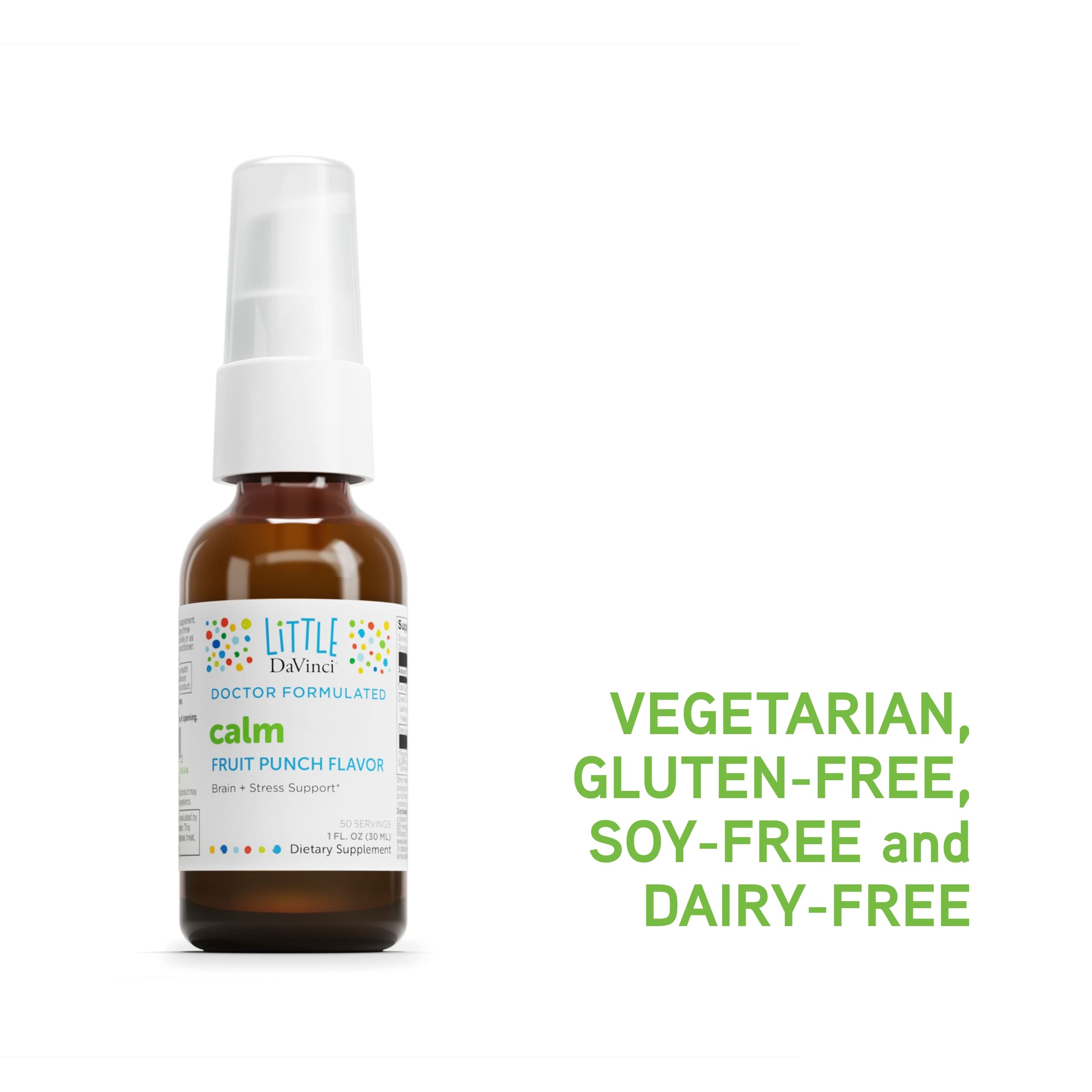 Foto 6 pulgar | Suplemento Davinci Calming Para Niños Con Té Verde, 30 Ml, Ponche De Frutas - Venta Internacional.