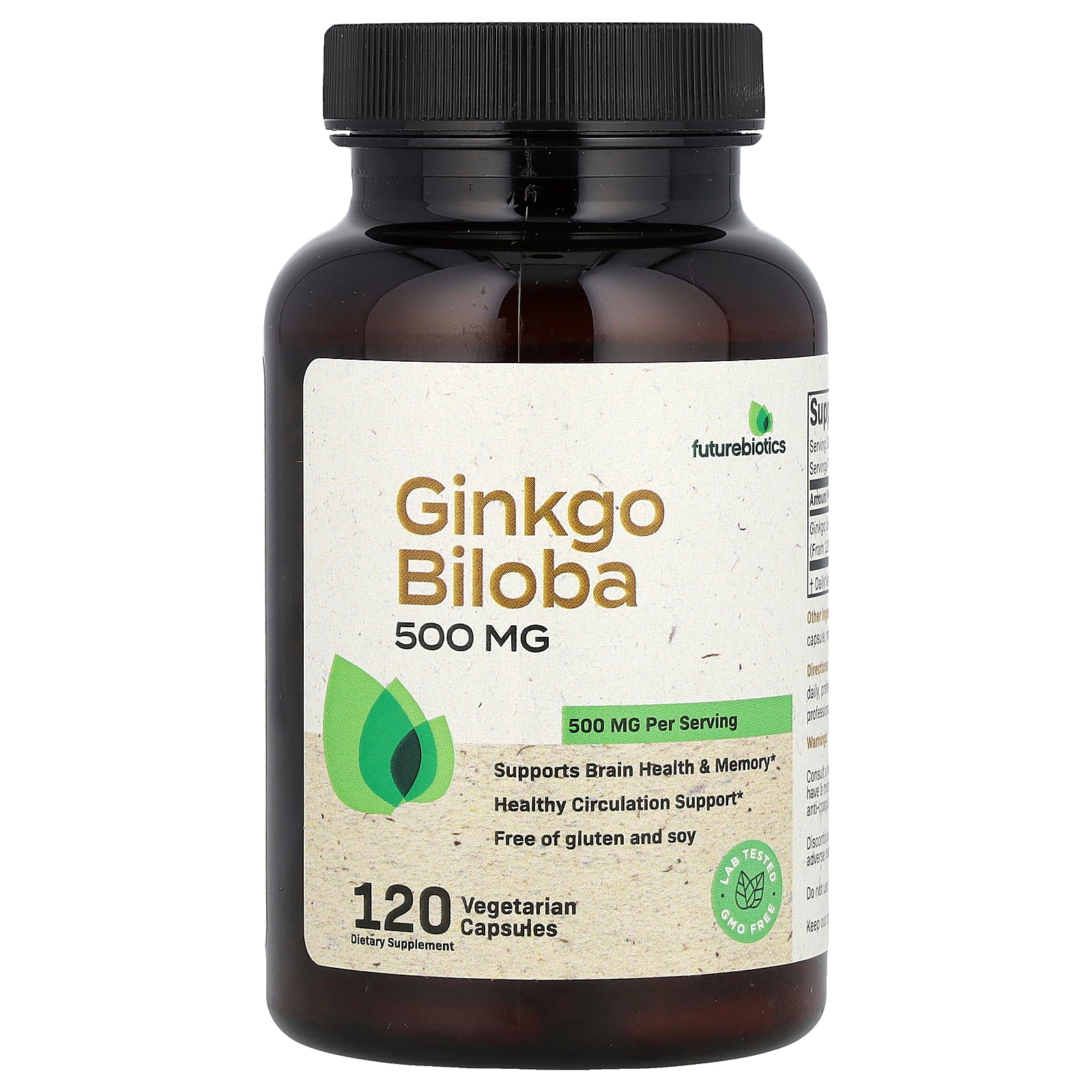Foto 1 | Suplemento Futurebiotics Ginkgo Biloba 120 Cápsulas Vegetarianas - Venta Internacional.