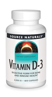 Foto 1 | Vitamina D-3 De Supplement Source Naturals, 2000 Ui, 400 Cápsulas - Venta Internacional.