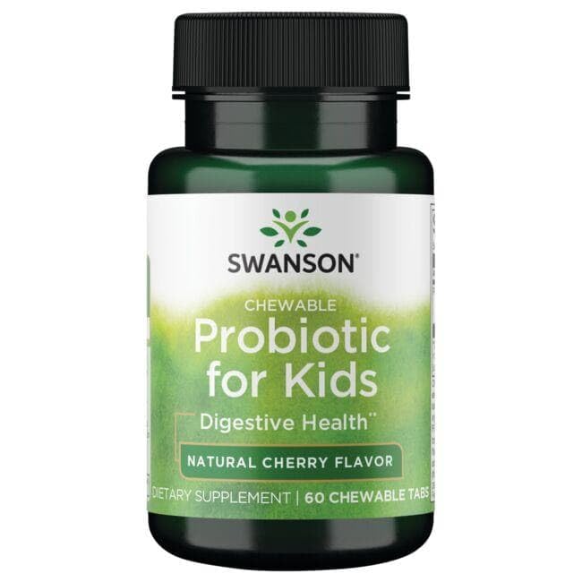 Foto 5 pulgar | Probiótico Swanson Probiotic Kids Nat Cherry 60 Comprimidos - Venta Internacional.