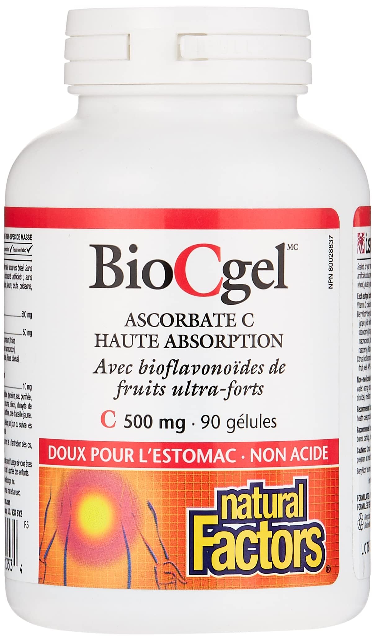 Foto 2 pulgar | Suplemento Natural Factors Biocgel, 90 Geles Blandos Con Vitamina C Tamponados - Venta Internacional.