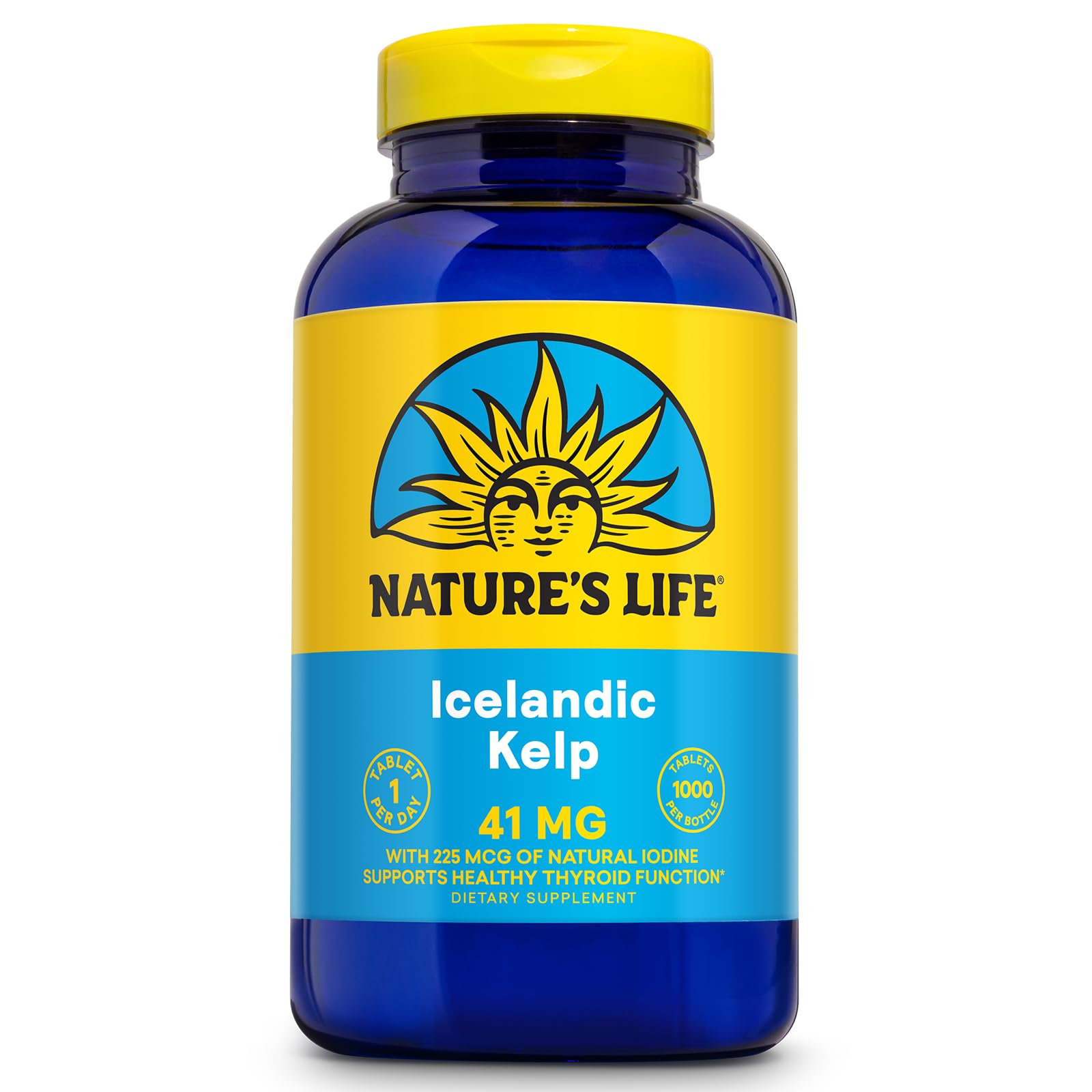 Foto 1 | Complementa 41 Mg De Algas Islandesas De Nature's Life Con 225 Mcg De Yodo - Venta Internacional.