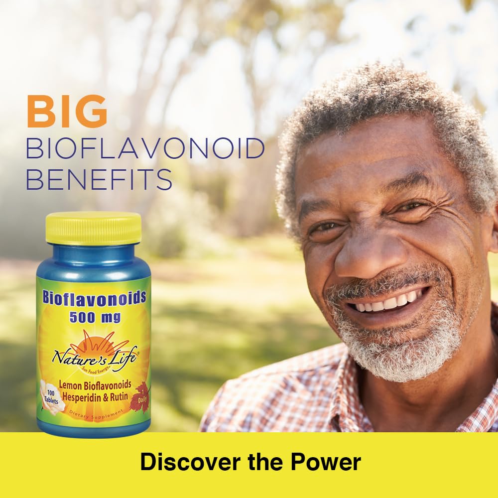 Foto 5 pulgar | Suplemento De Bioflavonoides Nature's Life, 500 Mg, 100 Unidades - Venta Internacional.