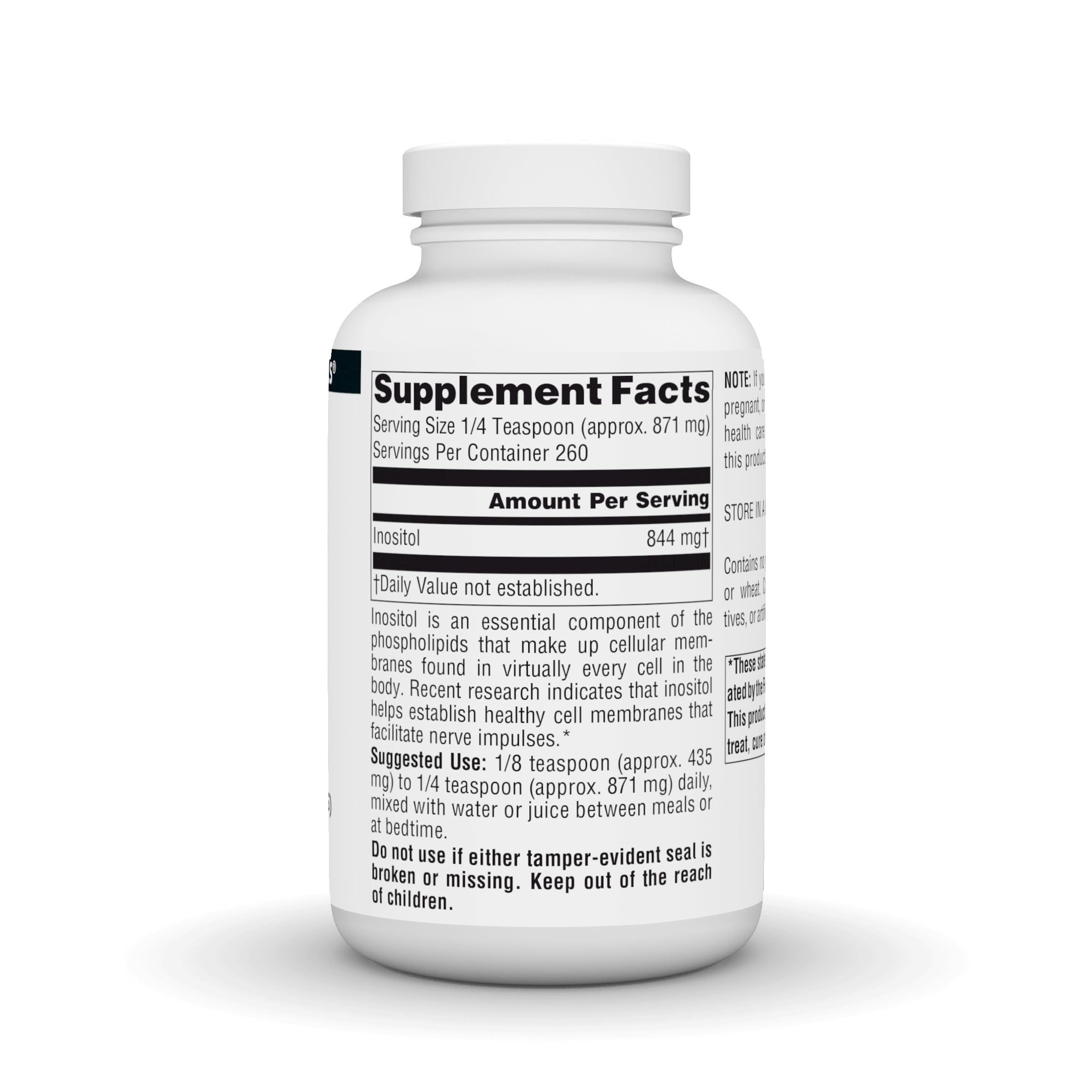 Foto 2 | Suplemento Source Naturals De Inositol Puro, 240 Ml - Venta Internacional.