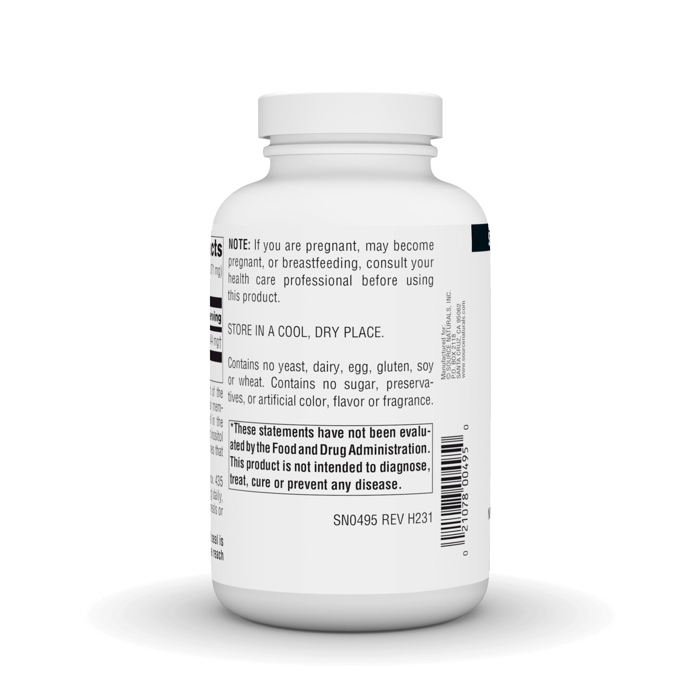 Foto 3 | Suplemento Source Naturals De Inositol Puro, 240 Ml - Venta Internacional.