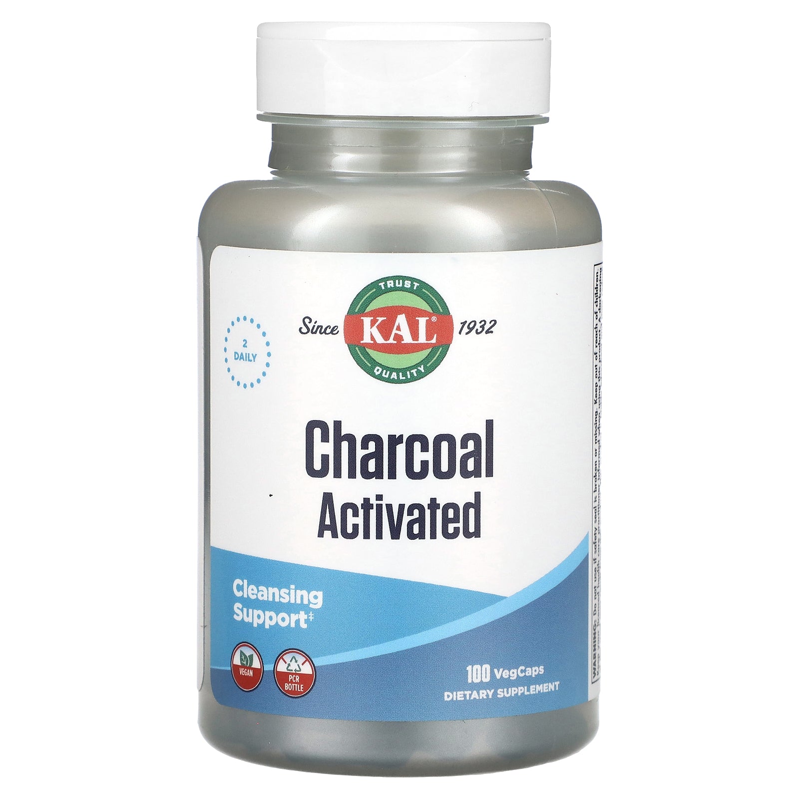 Foto 2 pulgar | Suplemento Kal Activado Con Carbón Vegetal, 100 Cápsulas Vegetales (250 Mg/cápsulas Vegetales) - Venta Internacional.