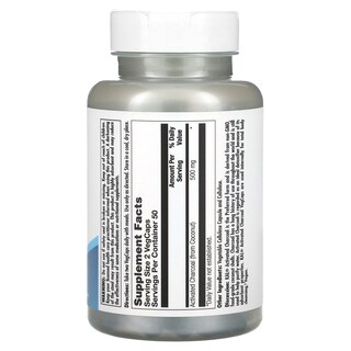 Foto 2 | Suplemento Kal Activado Con Carbón Vegetal, 100 Cápsulas Vegetales (250 Mg/cápsulas Vegetales) - Venta Internacional.