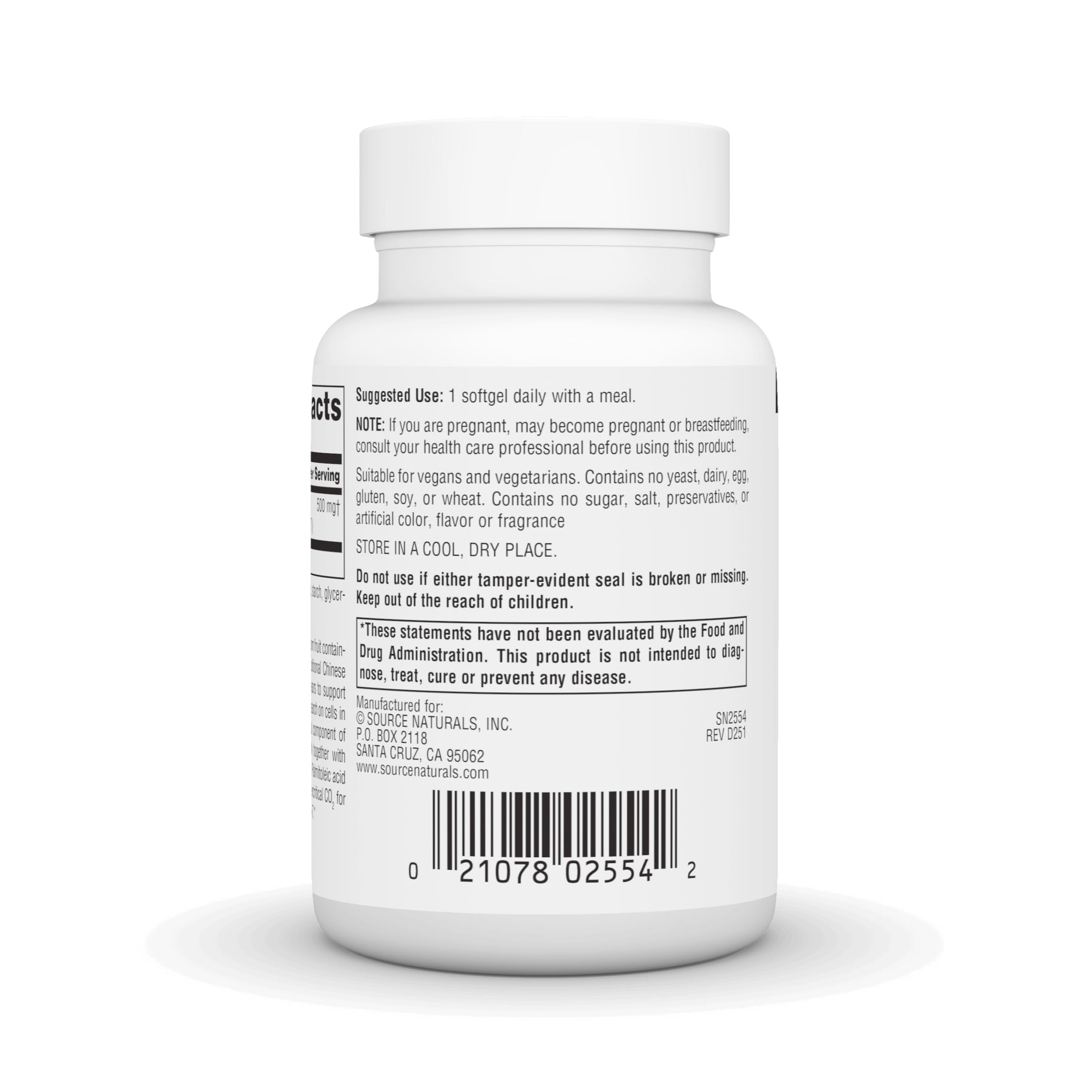 Foto 3 | Supplement Source Naturals Omega-7 De Espino Amarillo 60 Cápsulas Blandas - Venta Internacional.