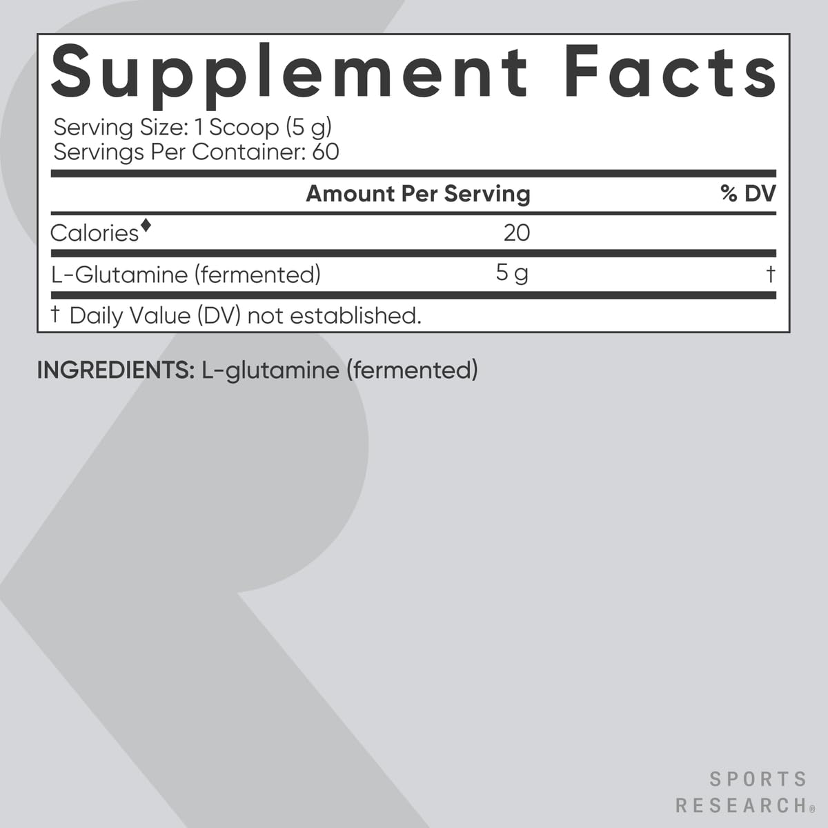Foto 6 pulgar | Suplemento Sports Research L-glutamina, 300 Ml, 5 G Por Porción - Venta Internacional.