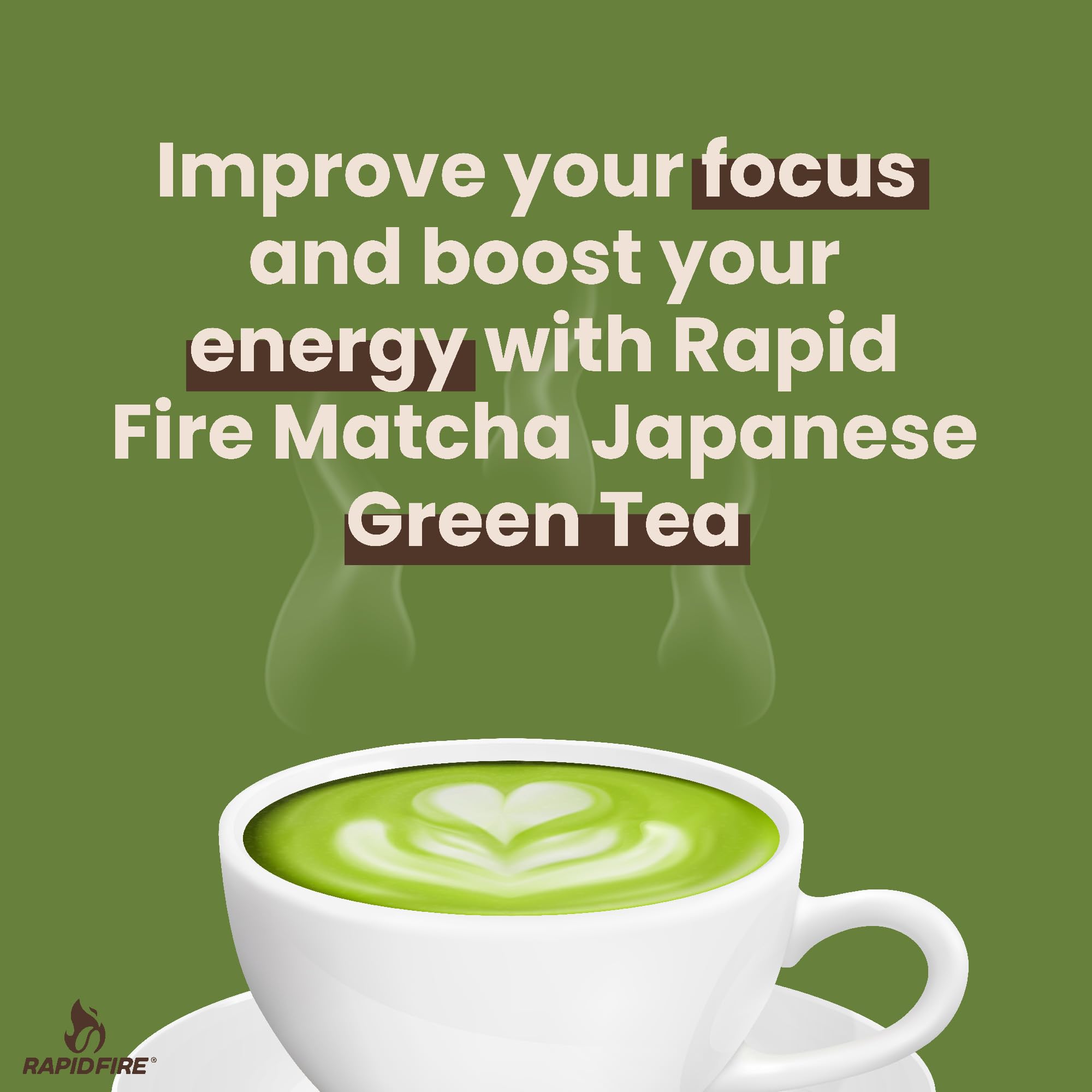 Foto 5 | Té Verde Japonés Matcha Rapid Fire 30 Porciones - Venta Internacional.