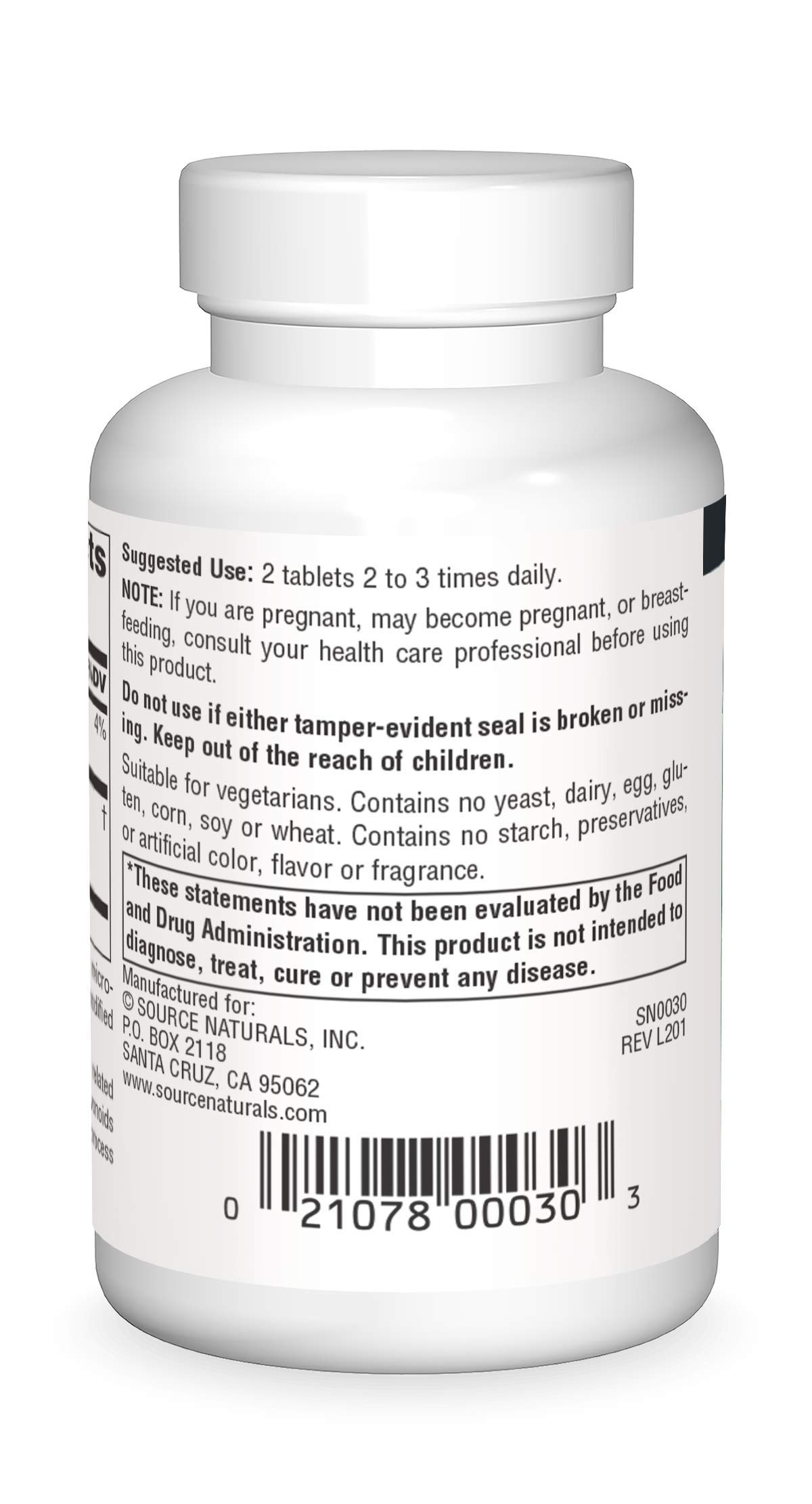 Foto 3 pulgar | Extracto De Arándano Supplement Source Naturals 50 Mg 120 Comprimidos - Venta Internacional.