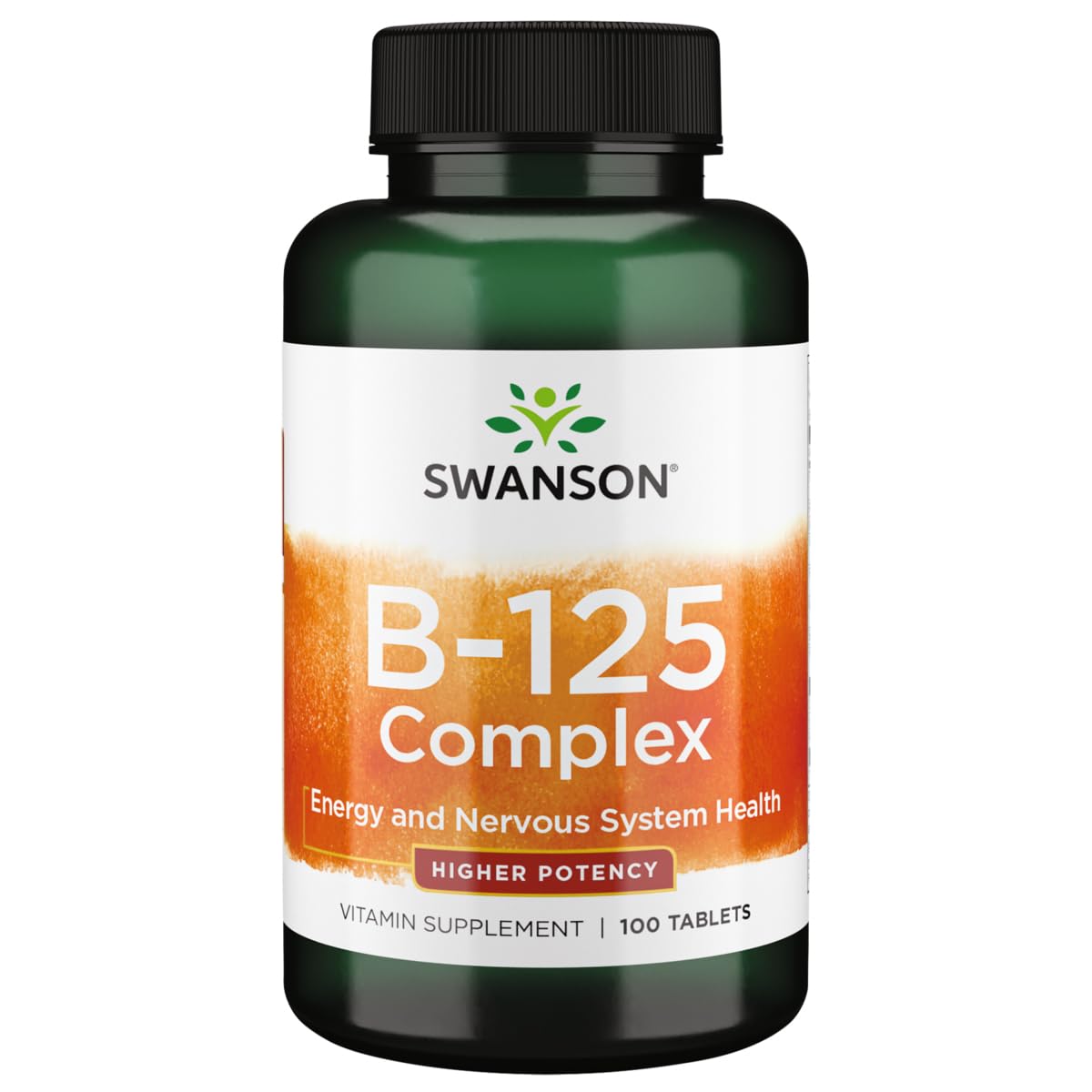 Foto 1 | Suplemento Del Complejo De Vitamina B-125 De Swanson, 100 Comprimidos - Venta Internacional.