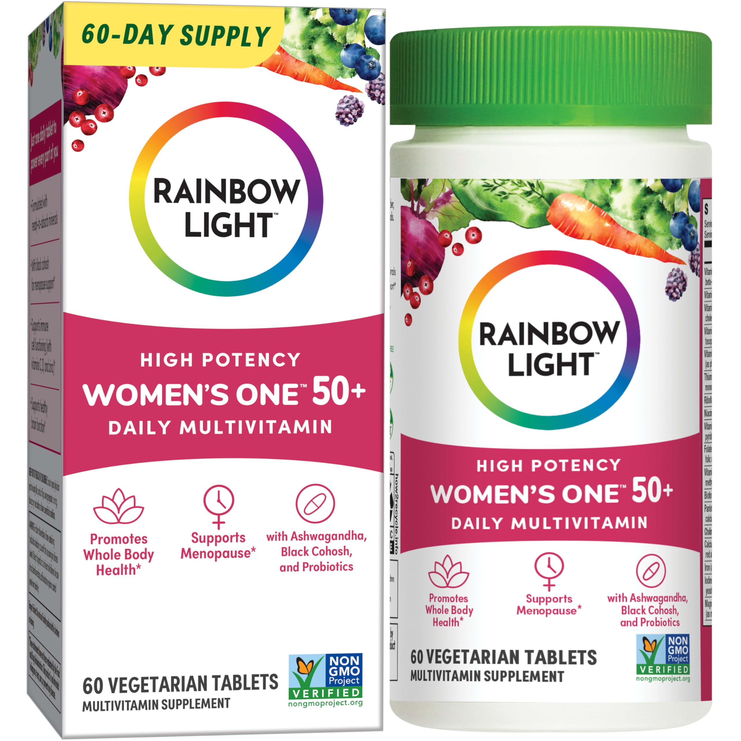 Foto 2 pulgar | Multivitamínico Rainbow Light Para Mujeres Mayores De 50 Años Con Vitamina C, D Y Zinc - Venta Internacional.