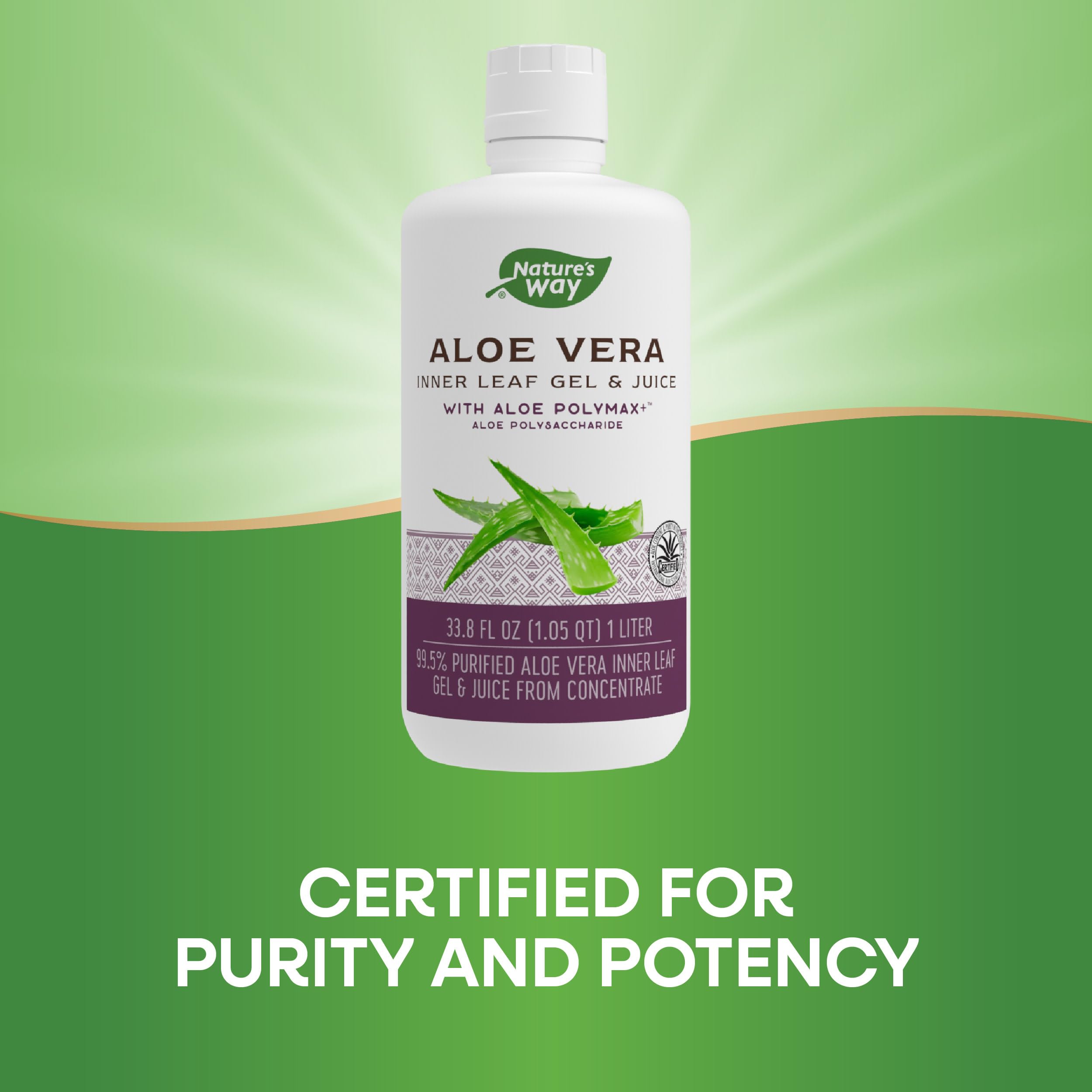 Foto 4 pulgar | Gel Y Jugo De Aloe Vera Nature's Way 1l - Venta Internacional.