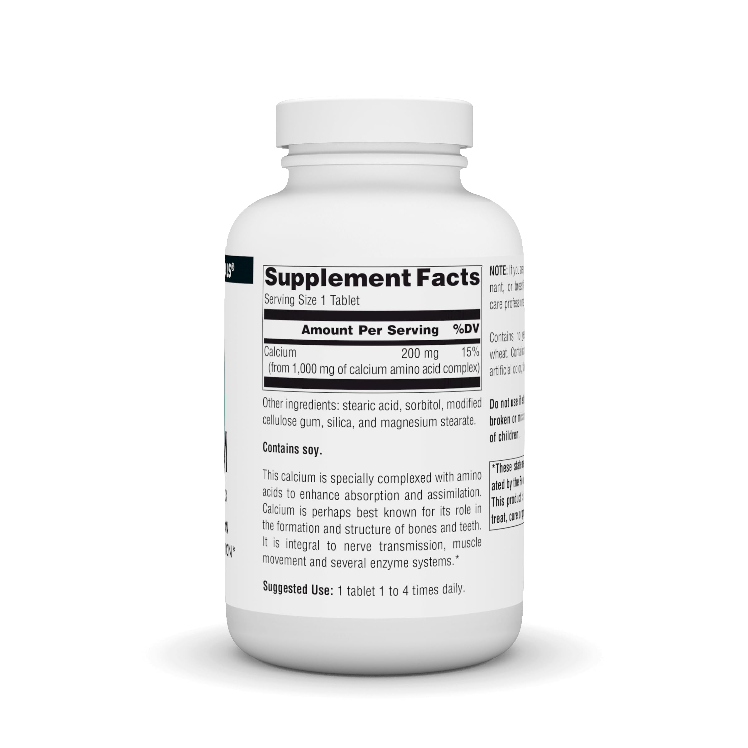 Foto 3 pulgar | Suplemento De Calcio Source Naturals 250 Comprimidos - Venta Internacional.