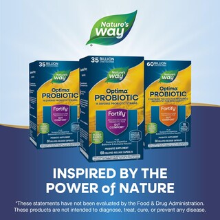 Foto 7 | Probiótico Nature's Way Fortify Optima 35 Mil Millones 60 Cápsulas - Venta Internacional.