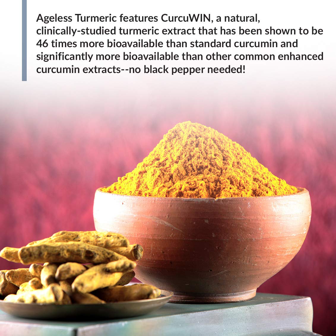 Foto 4 pulgar | Suplemento Biotrust Ageless Curcuwin De Cúrcuma Con Jengibre, 60 Cápsulas - Venta Internacional.