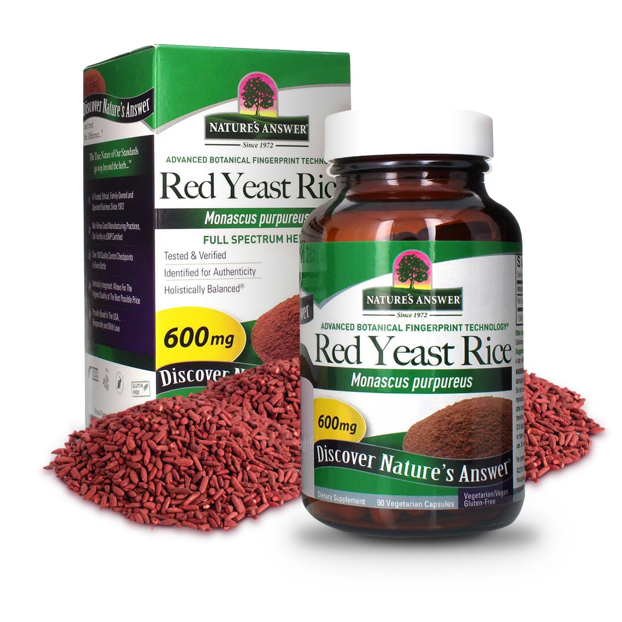 Foto 1 | Suplemento Nature's Answer De Arroz De Levadura Roja 90 Cápsulas - Venta Internacional.