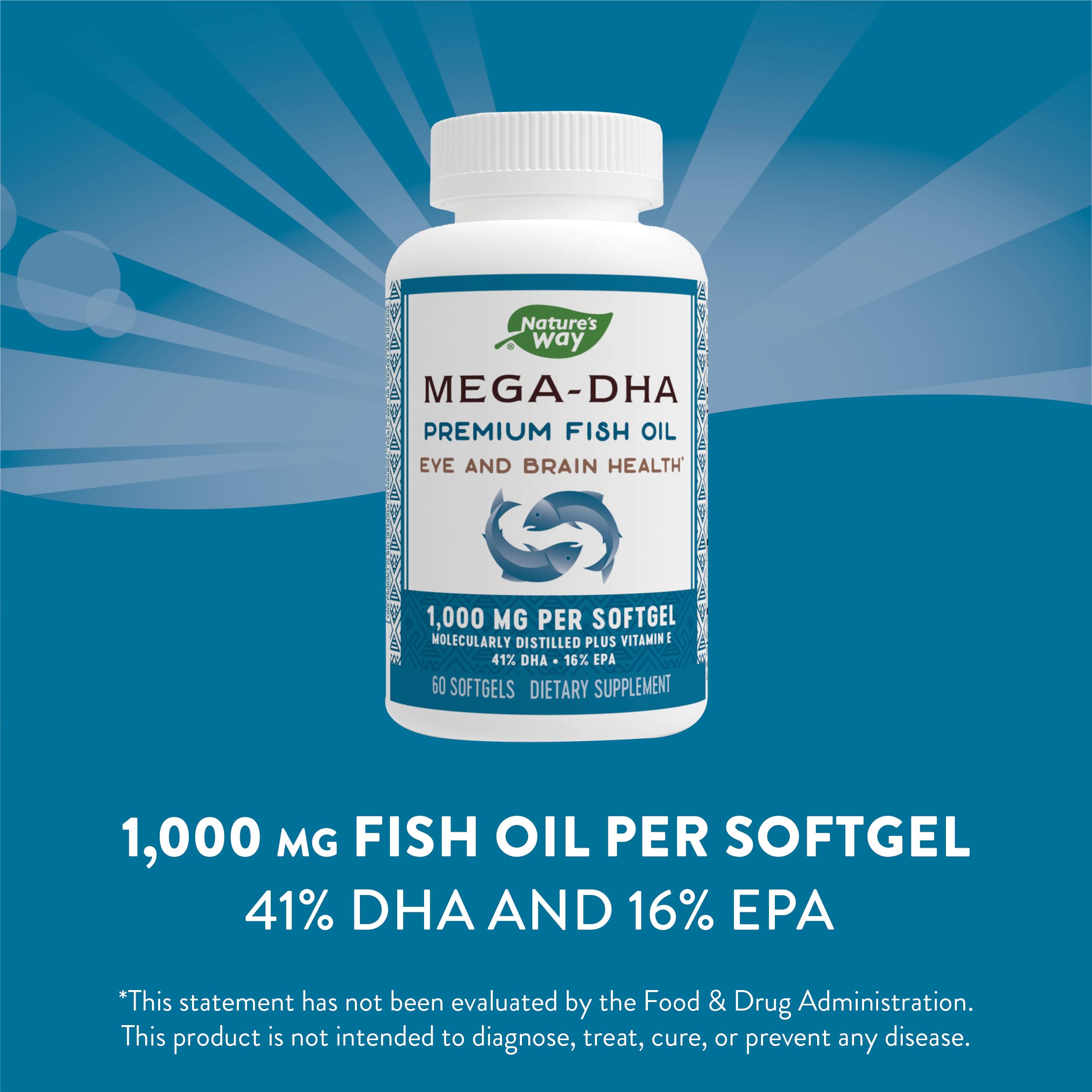 Foto 4 pulgar | Aceite De Pescado Nature's Way Mega-dha Premium 60 Cápsulas Blandas - Venta Internacional.