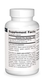 Foto 3 | Extracto De Semilla De Uva Supplement Source Naturals 100 Mg 120 Cápsulas - Venta Internacional.