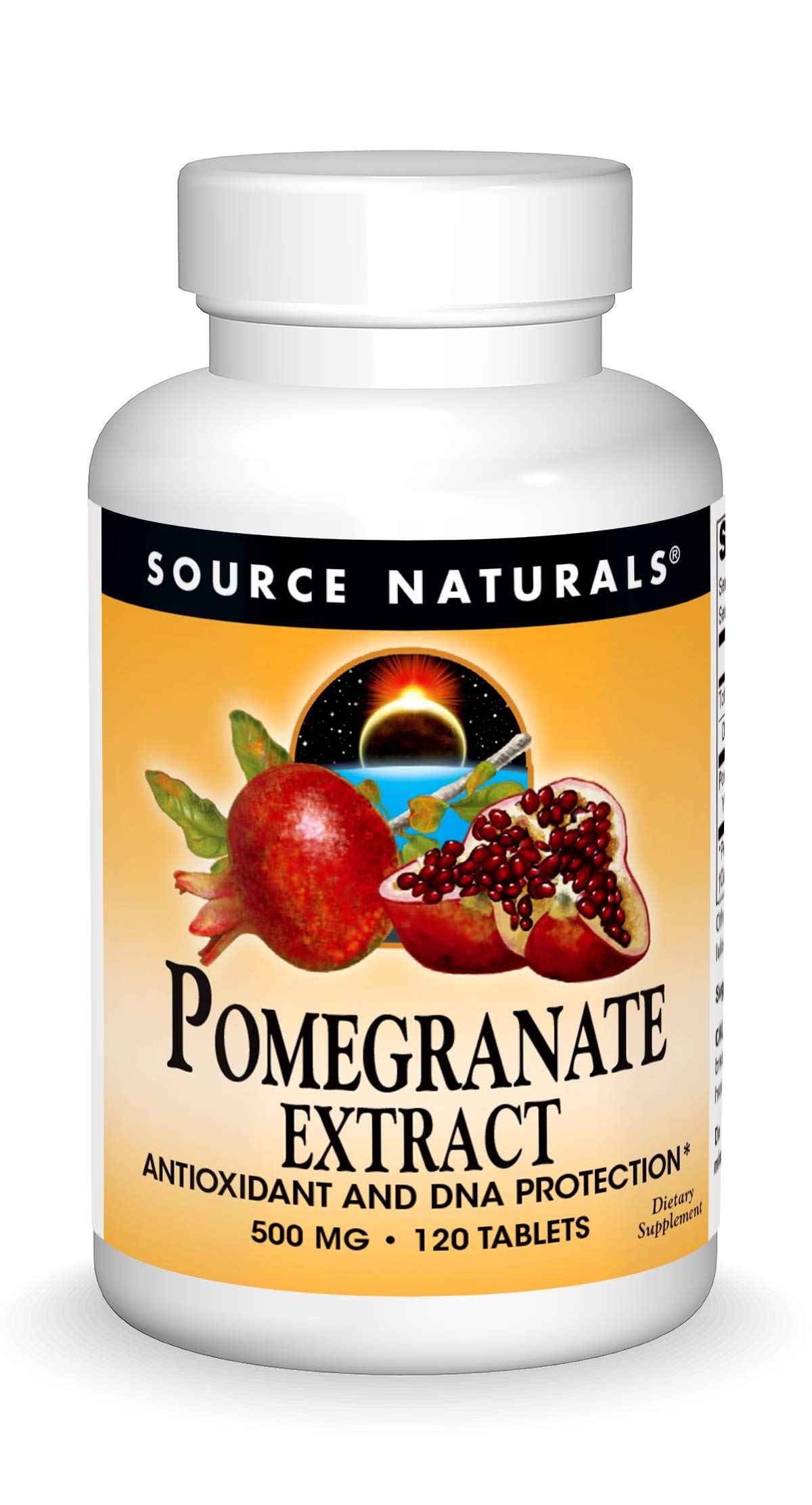Foto 2 pulgar | Extracto De Granada Supplement Source Naturals 500 Mg 120 Comprimidos - Venta Internacional.