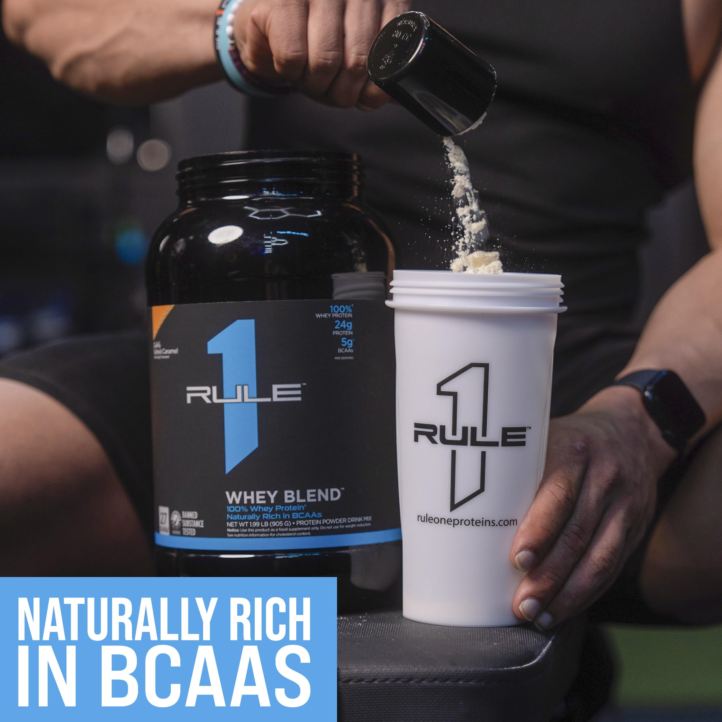 Foto 6 pulgar | Protein Powder Rule 1 Whey Protein 24 G Fresas Y Crema - Venta Internacional.