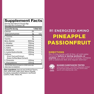 Foto 6 | Regla De Suplemento 1: Proteínas, Amino Energizado, Piña, 30 Porciones - Venta Internacional.