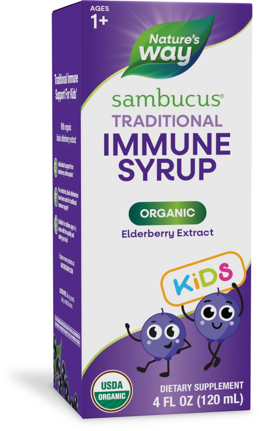 Foto 2 pulgar | Sirope Nature's Way Sambucus Saúco Tradicional Inmune 120 Ml - Venta Internacional.