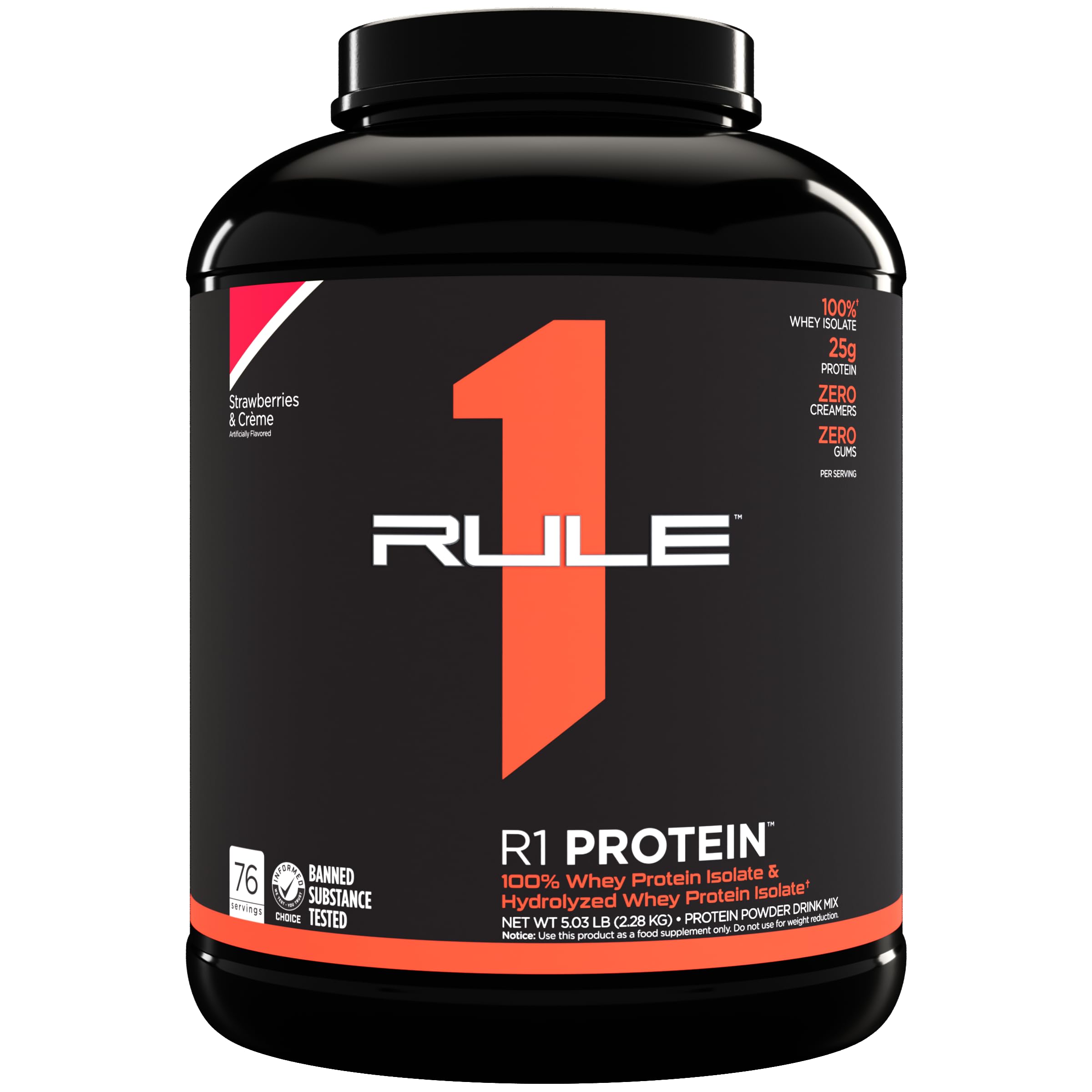 Foto 2 pulgar | Proteína En Polvo Rule One Proteins R1 Protein, 2,27 Kg, Fresas - Venta Internacional.