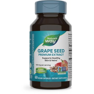 Foto 1 | Suplemento Nature's Way De Extracto Premium De Semillas De Uva 60 Cápsulas - Venta Internacional.