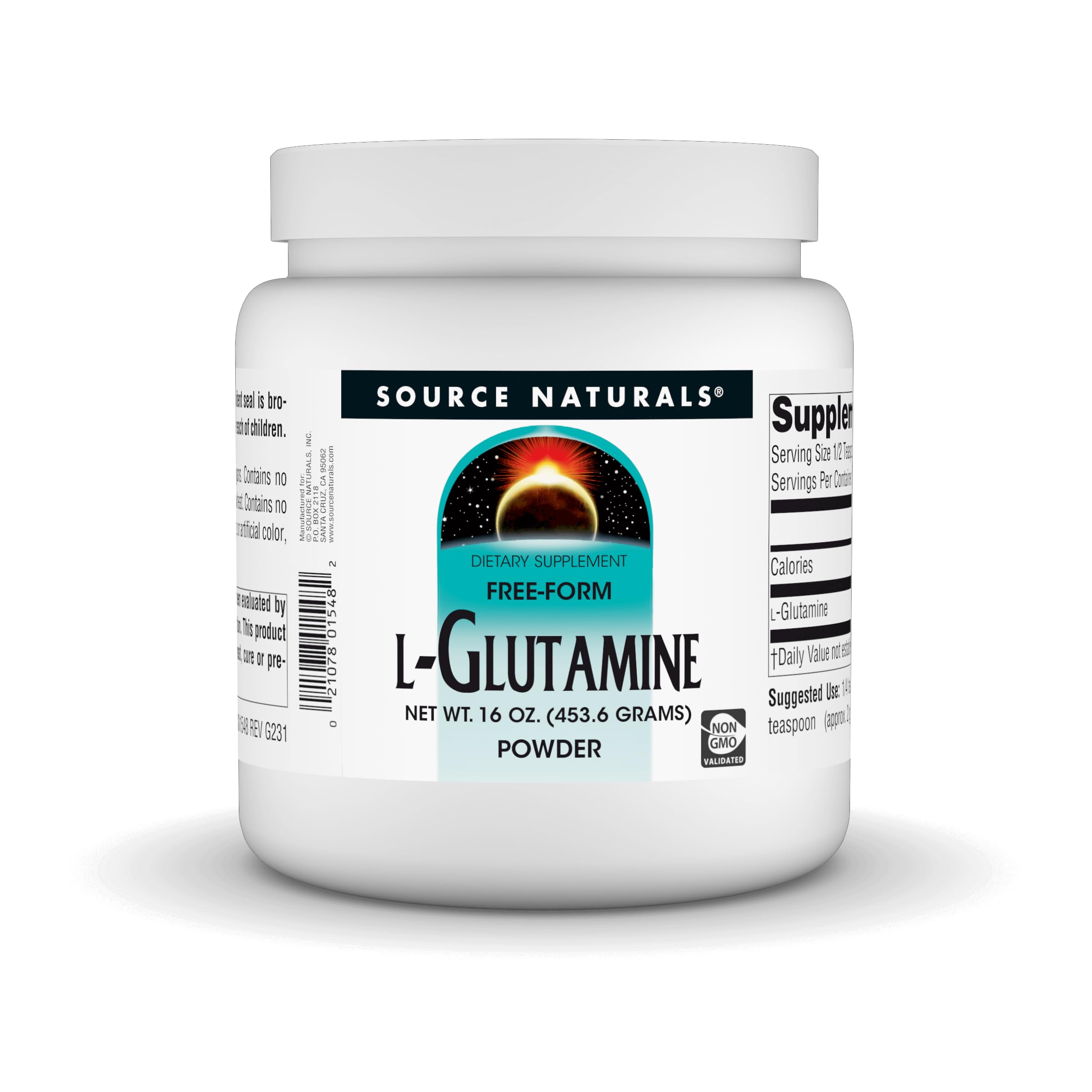 Foto 2 pulgar | L-glutamina En Polvo Supplement Source Naturals, 473 Ml - Venta Internacional.