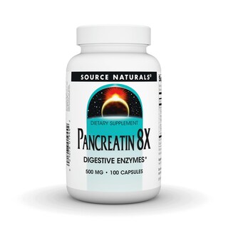 Foto 1 | Enzimas Digestivas Source Naturals, Pancreatina, 8 Veces, 500 Mg, 100 Cápsulas - Venta Internacional.