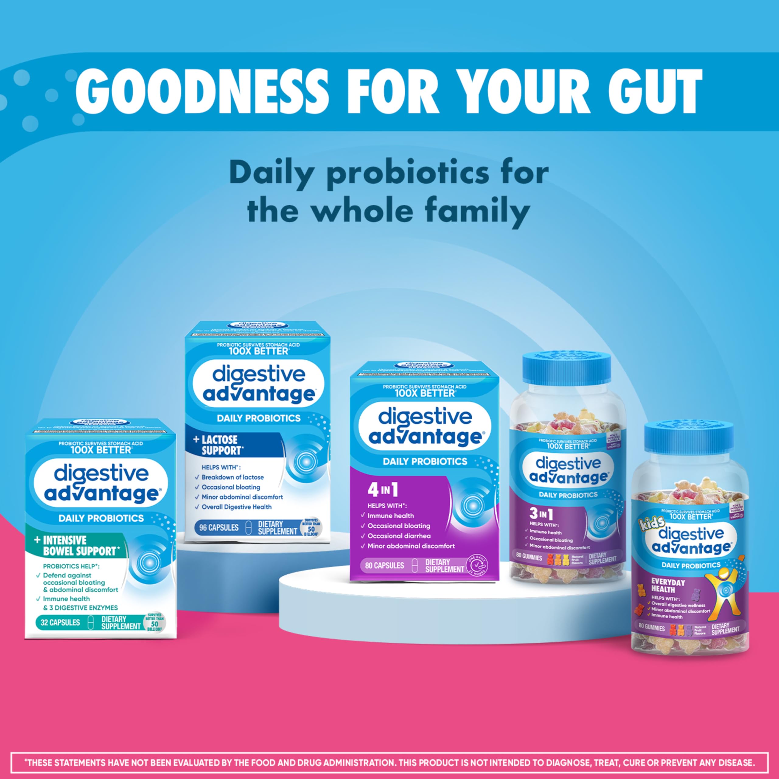 Foto 6 | Suplemento Digestive Advantage Gas Defense 32 Cápsulas - Venta Internacional.