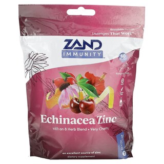 Foto 1 | Pastillas Zand Echinacea Zinc Very Cherry 80 Unidades - Venta Internacional.