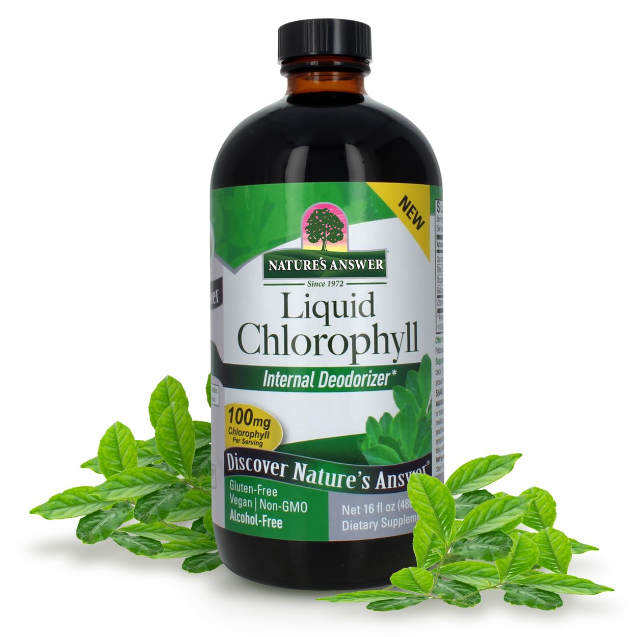 Foto 1 | Clorofila Líquida Nature's Answer, Hierbabuena, 473 Ml - Venta Internacional.