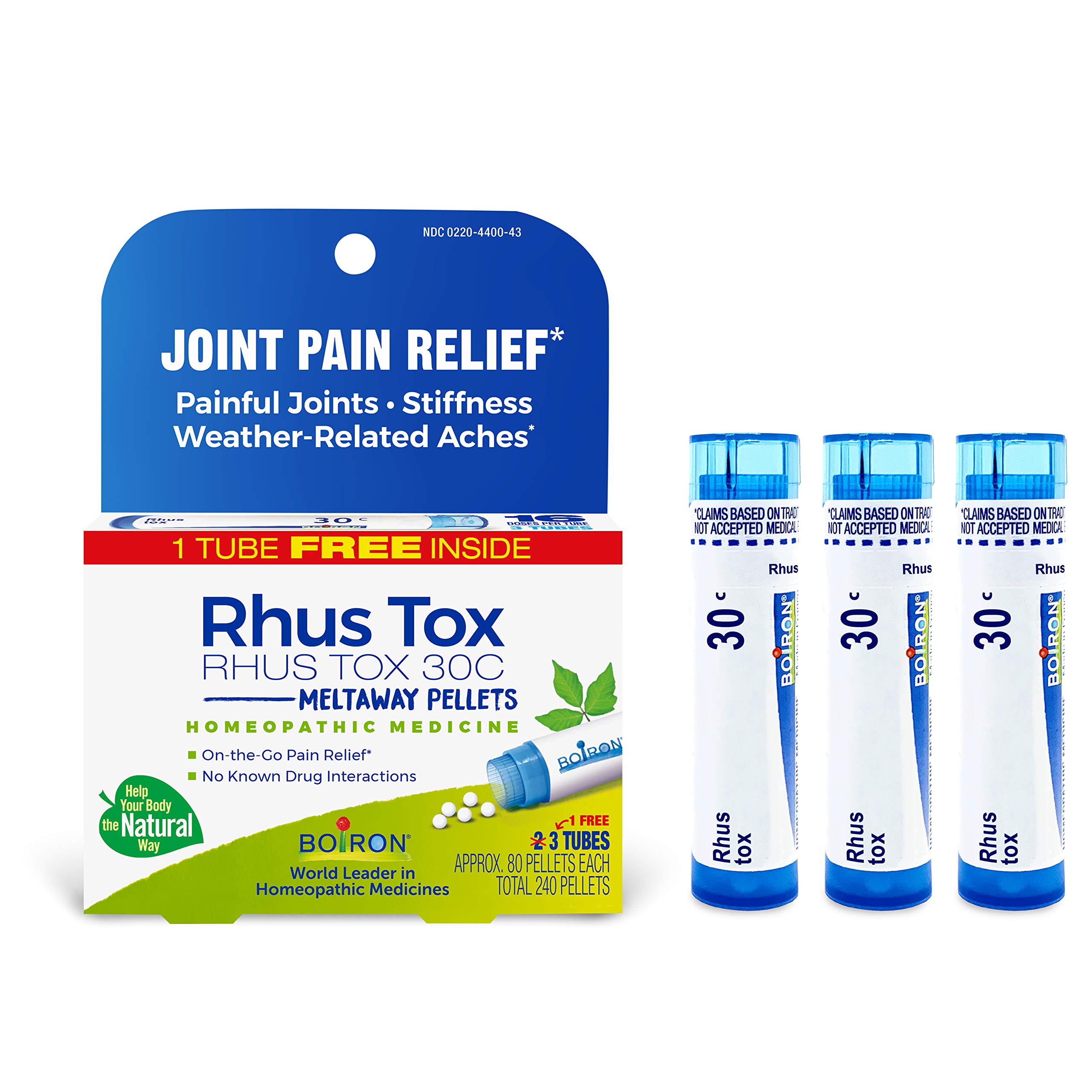 Foto 2 pulgar | Medicamento Homeopático Boiron Rhus Tox 30c Para El Dolor Articular - Venta Internacional.