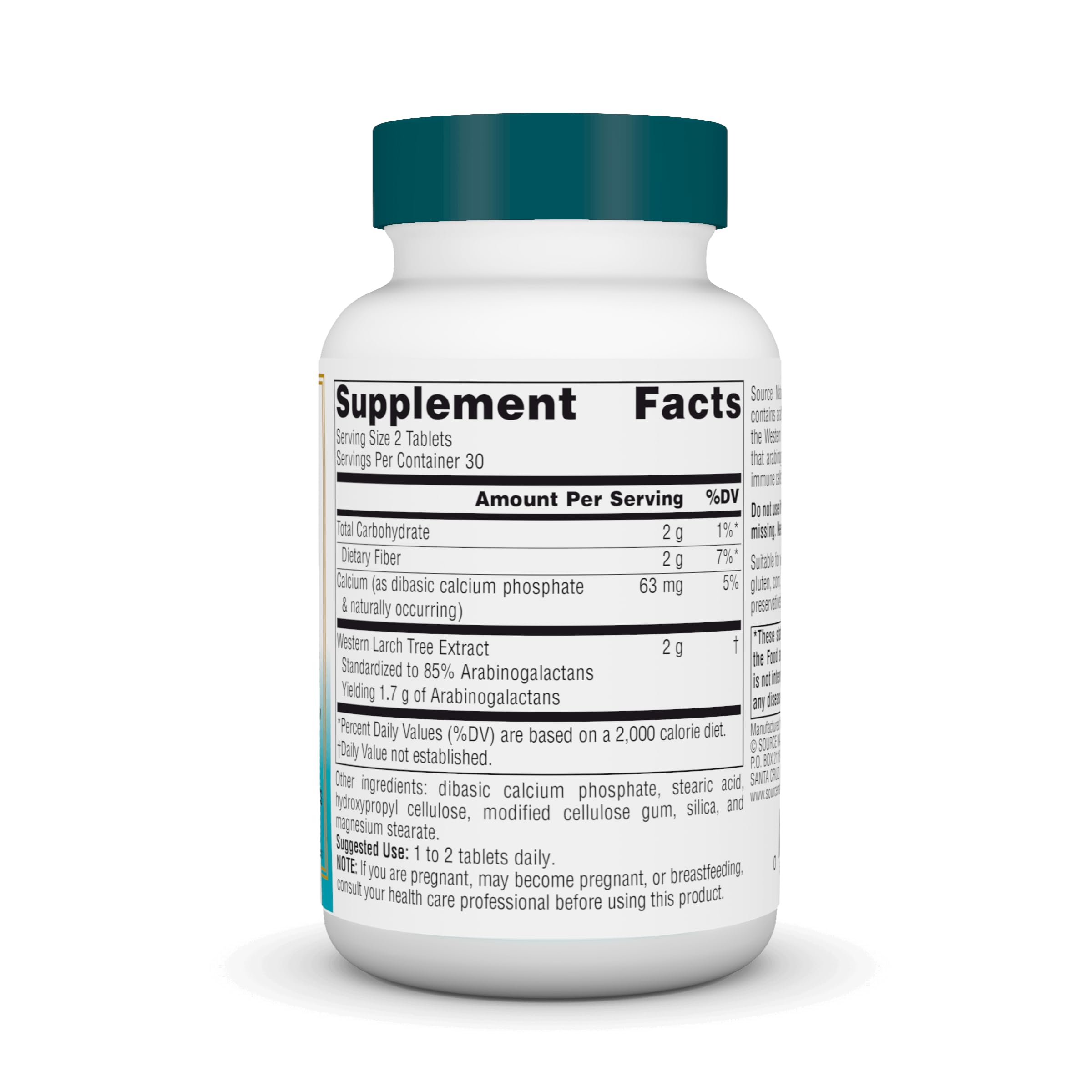 Foto 3 pulgar | Extracto De Alerce Supplement Source Naturals Wellness 60 Comprimidos - Venta Internacional.