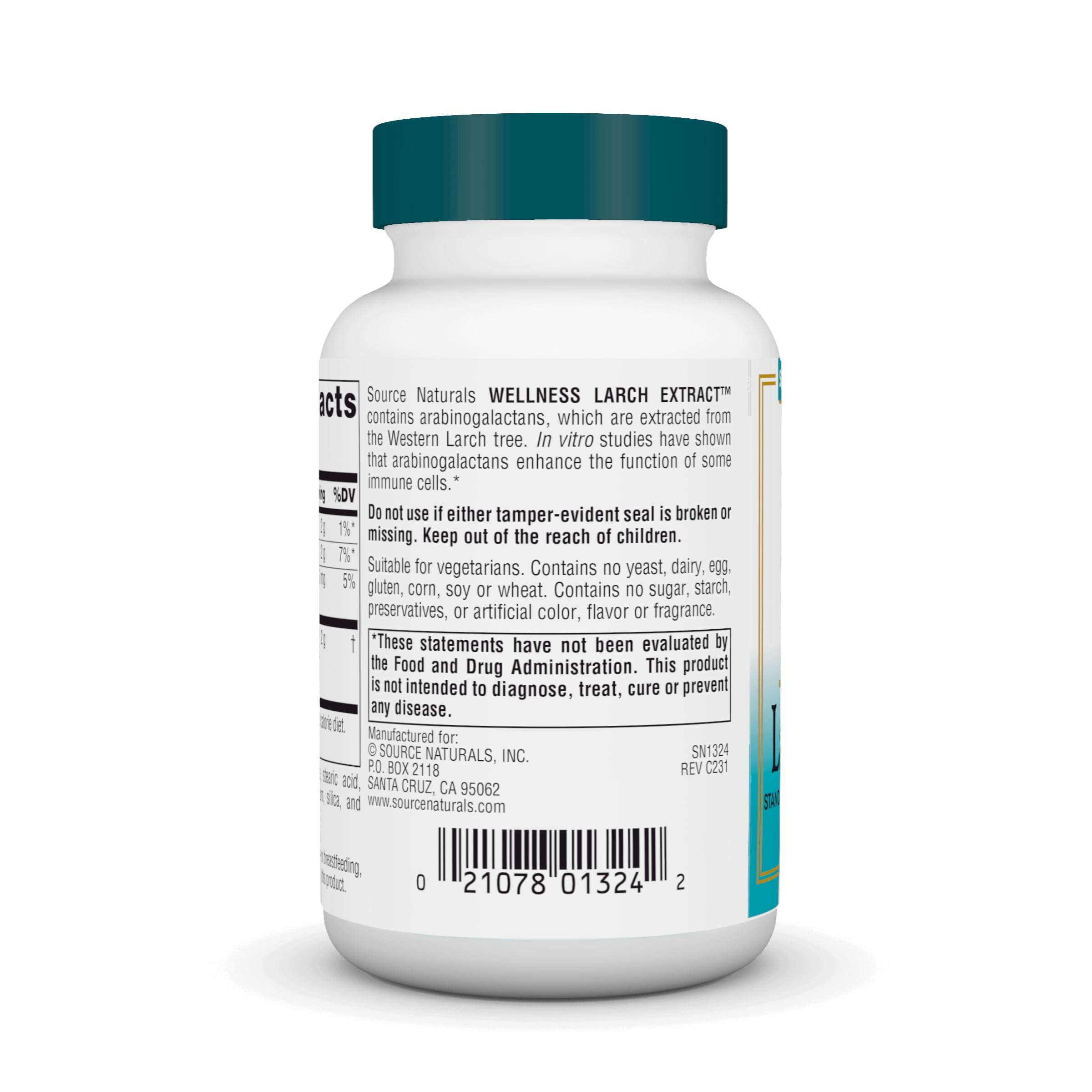 Foto 4 pulgar | Extracto De Alerce Supplement Source Naturals Wellness 60 Comprimidos - Venta Internacional.