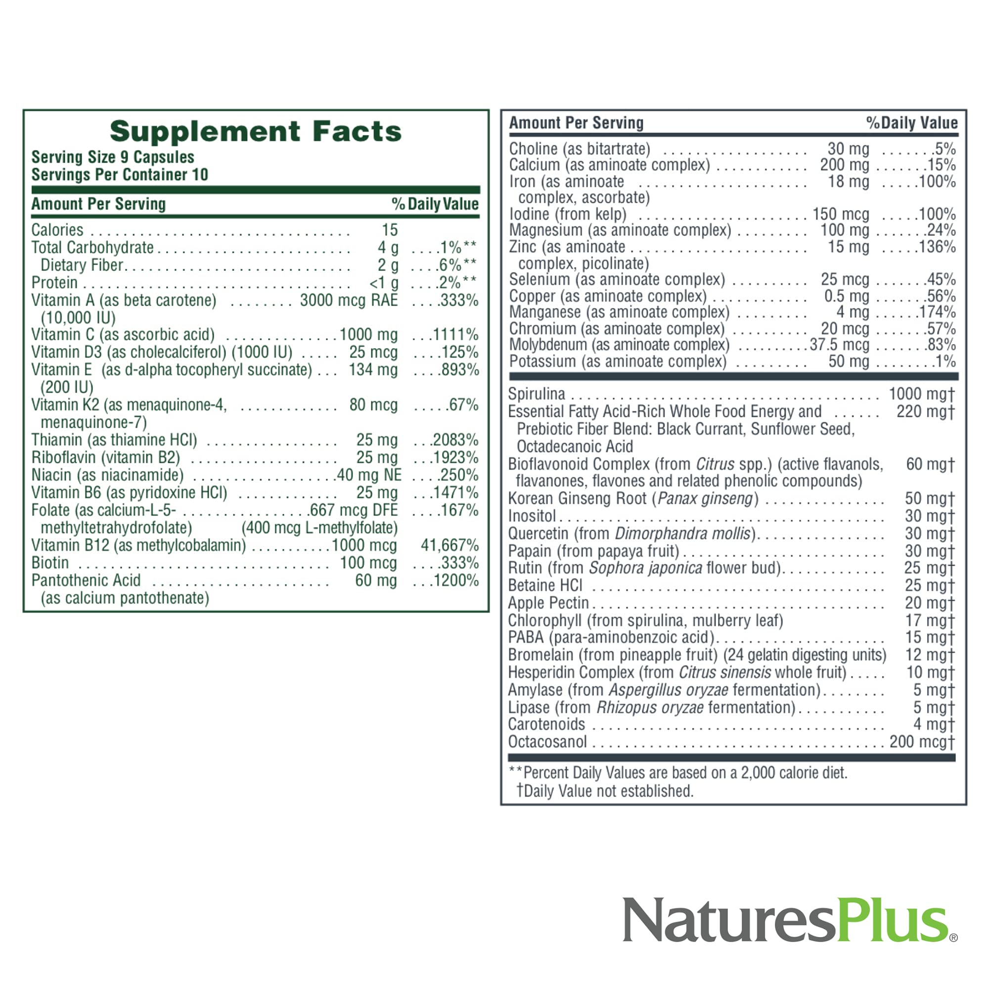 Foto 4 | Suplemento Natures Plus Source Of Life 90 Cápsulas Vegetarianas - Venta Internacional.