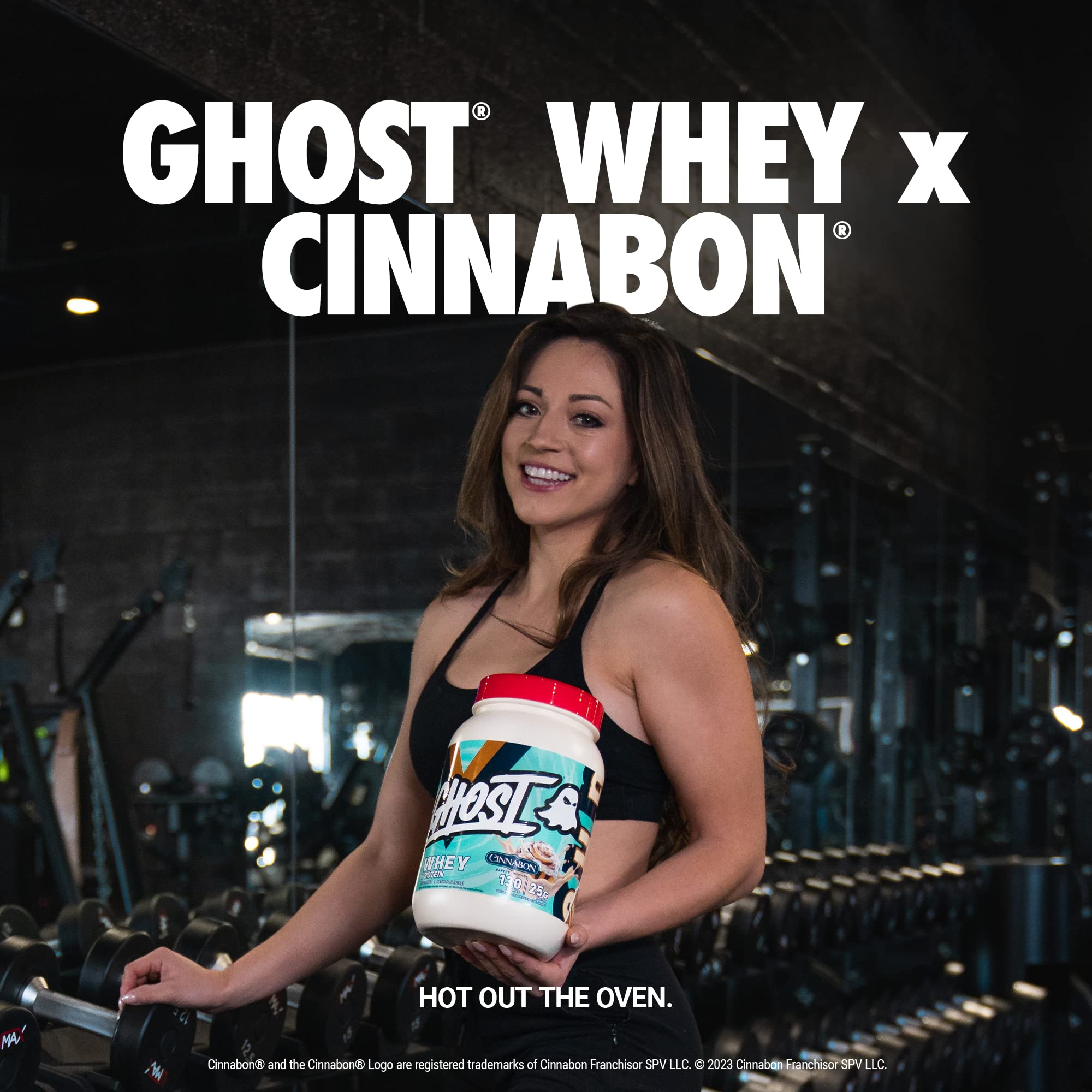 Foto 3 pulgar | Proteína En Polvo Ghost Whey Con Sabor A Canela 907 G 25 G De Proteína - Venta Internacional.
