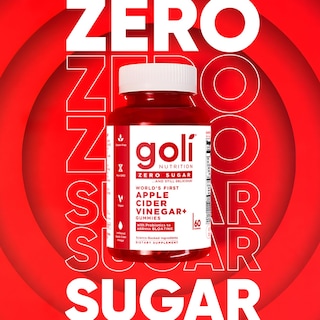 Foto 4 | Gomitas De Vinagre De Sidra De Manzana Goli Zero Sugar Con Vitamina B12 Y Probióticos - Venta Internacional.
