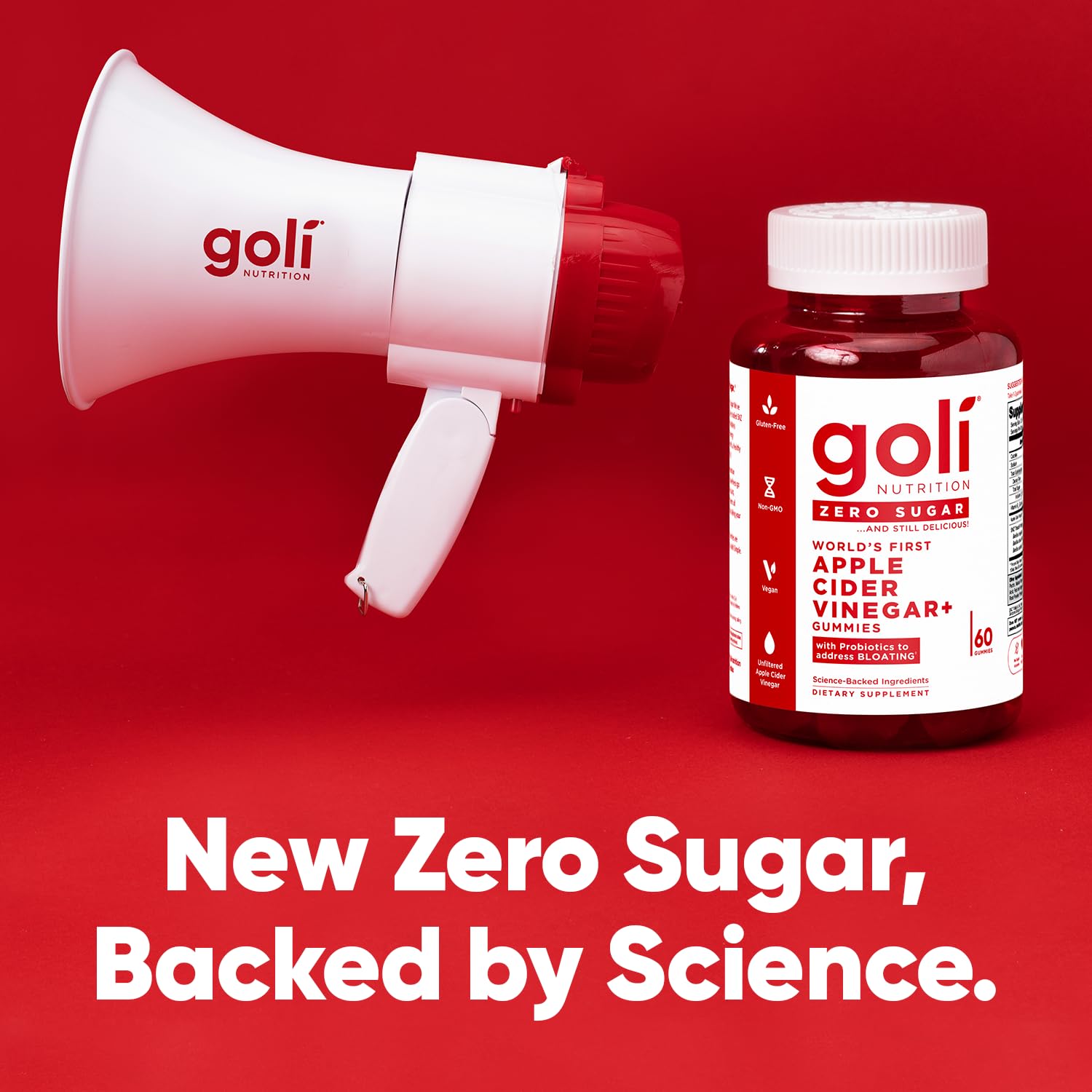 Foto 6 pulgar | Gomitas De Vinagre De Sidra De Manzana Goli Zero Sugar Con Vitamina B12 Y Probióticos - Venta Internacional.