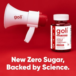 Foto 5 | Gomitas De Vinagre De Sidra De Manzana Goli Zero Sugar Con Vitamina B12 Y Probióticos - Venta Internacional.